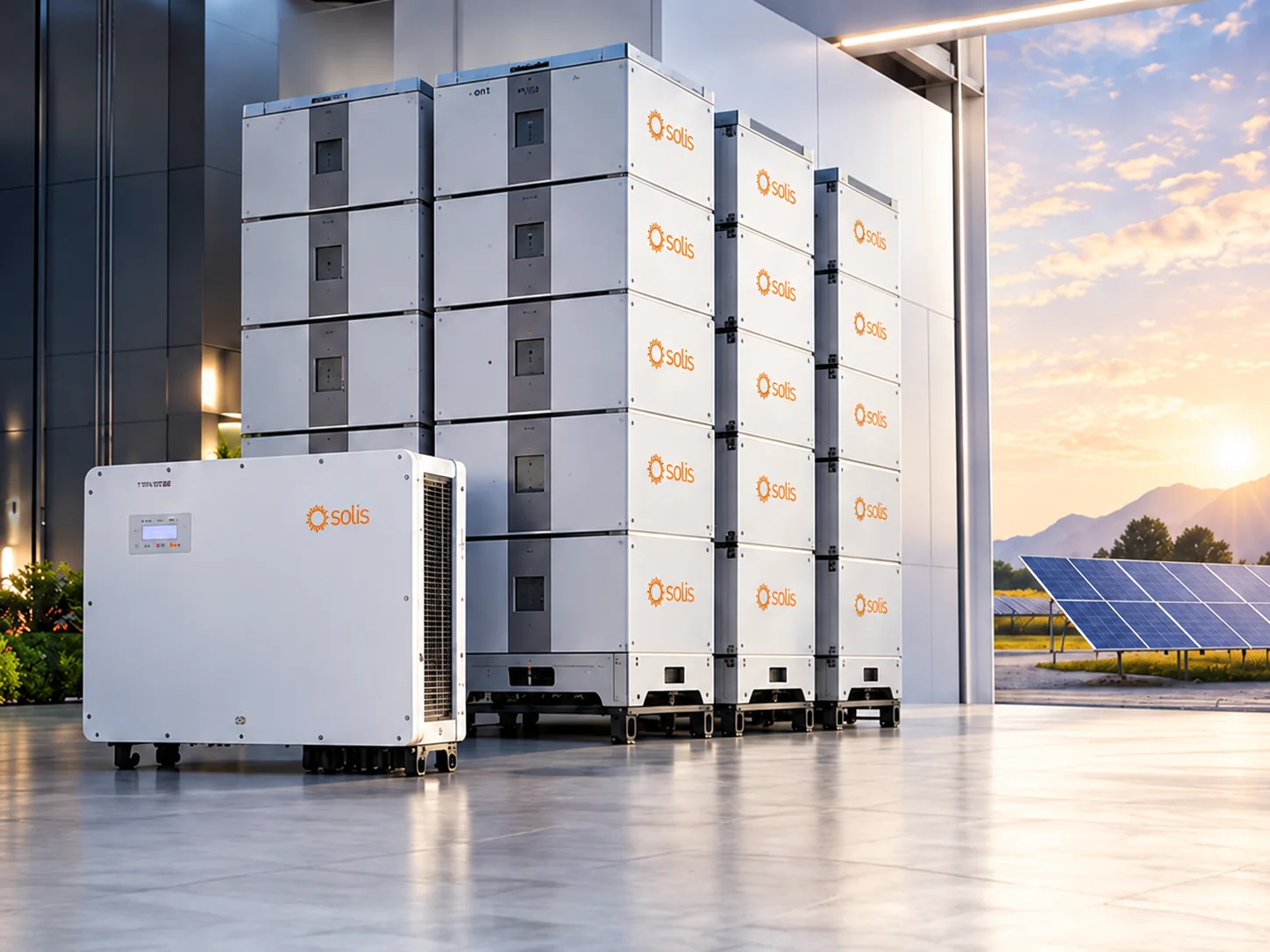 Solis Storage FlexCore-ID pour le stockage industriel