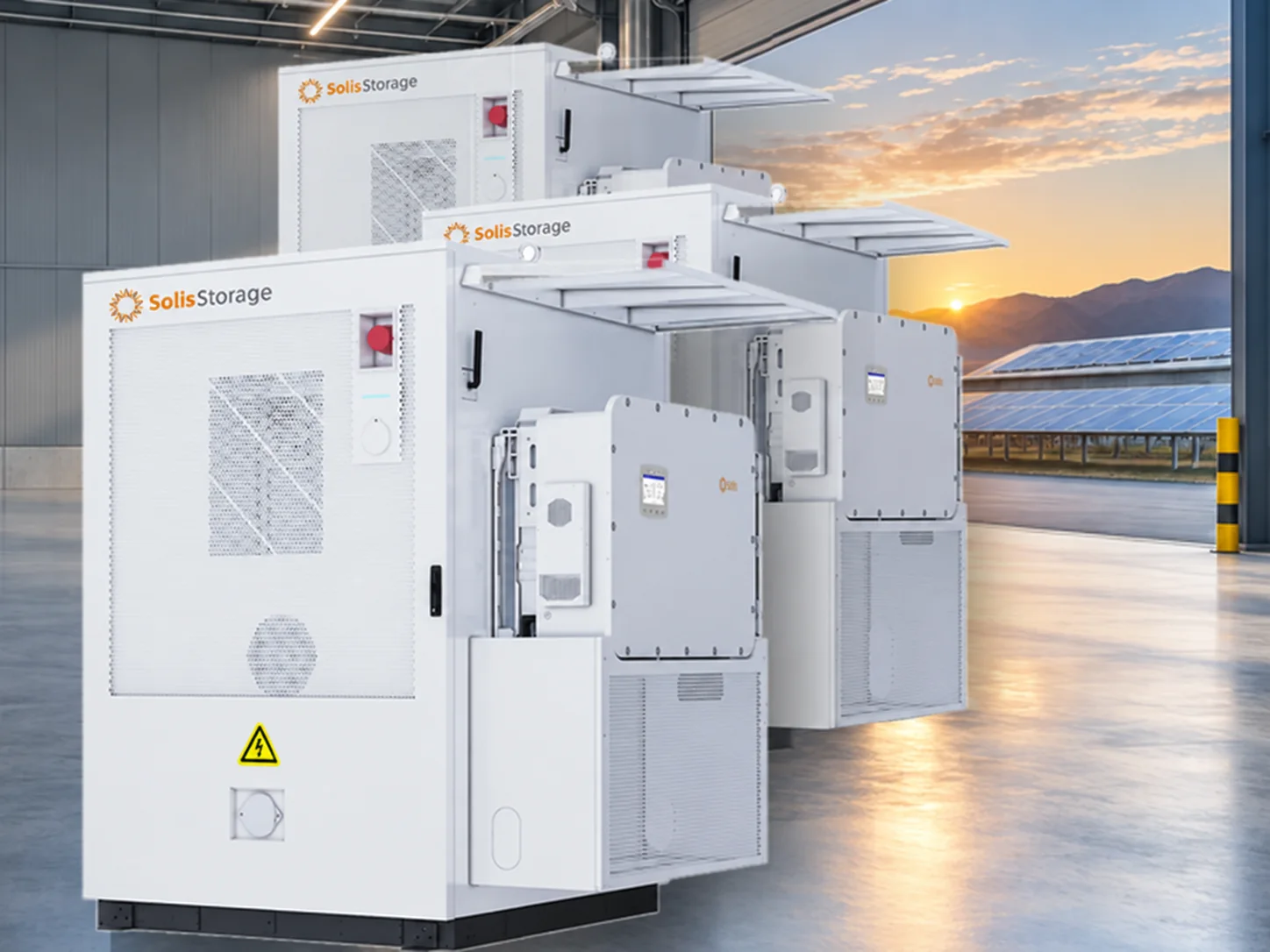 Solis Storage EverCore pour le stockage industriel