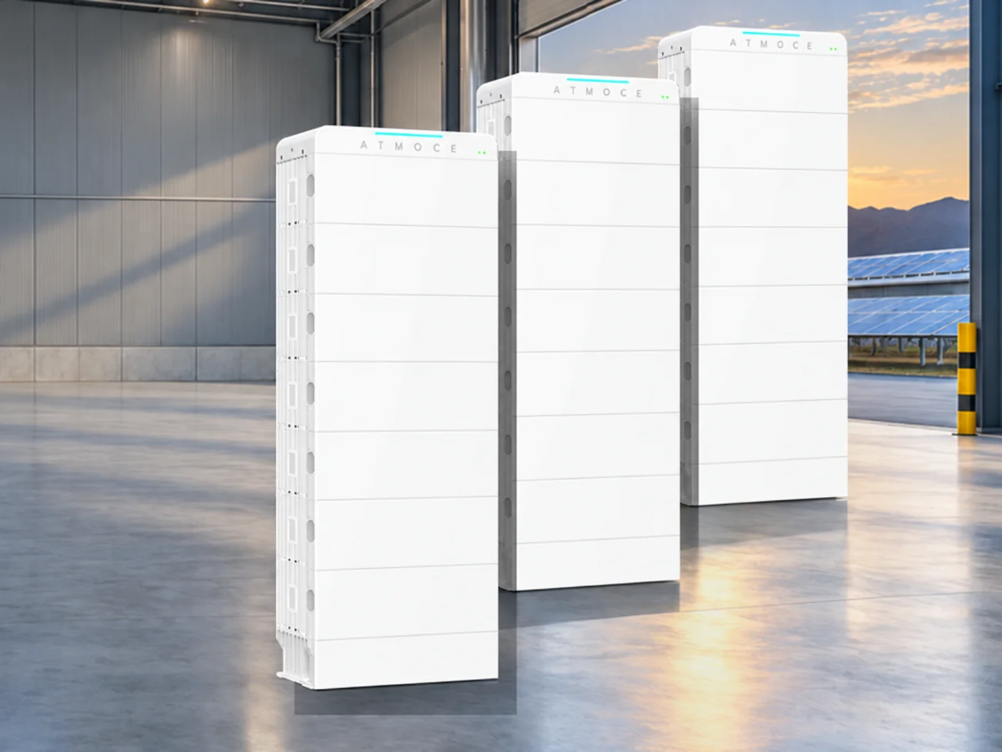 Atmoce M-ELV BattBank pour le stockage industriel