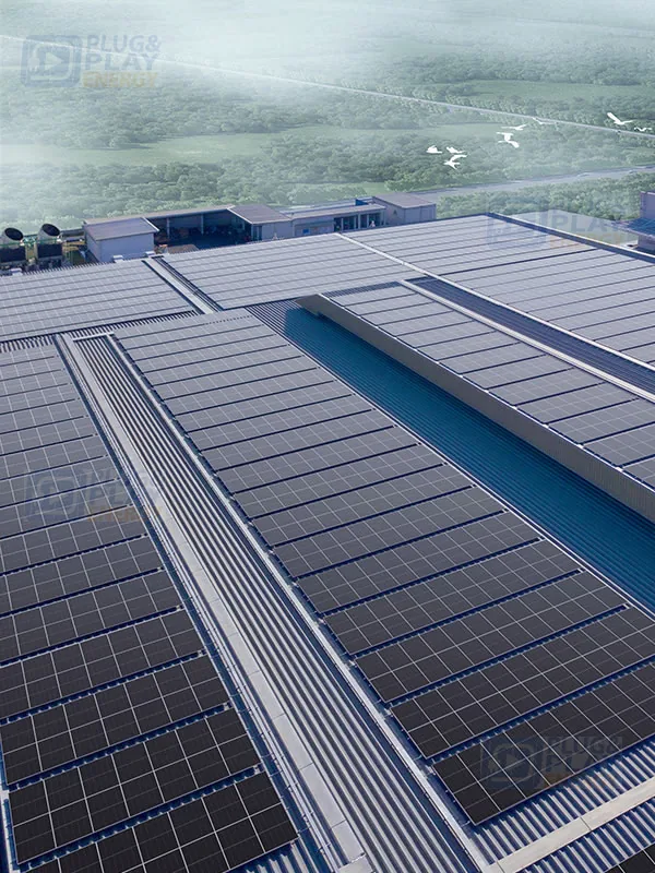 Instalação fotovoltaica comercial e industrial apresentada pela AIKO