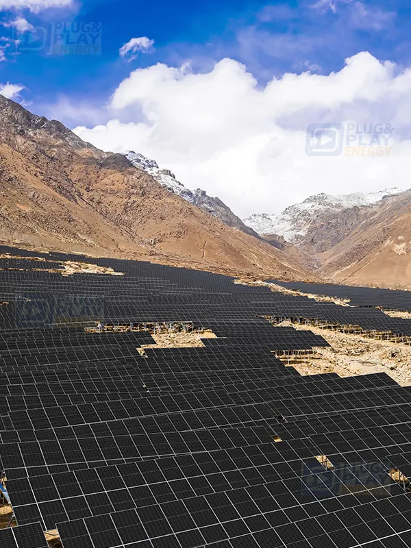 Central fotovoltaica utility em alta montanha apresentada pela AIKO