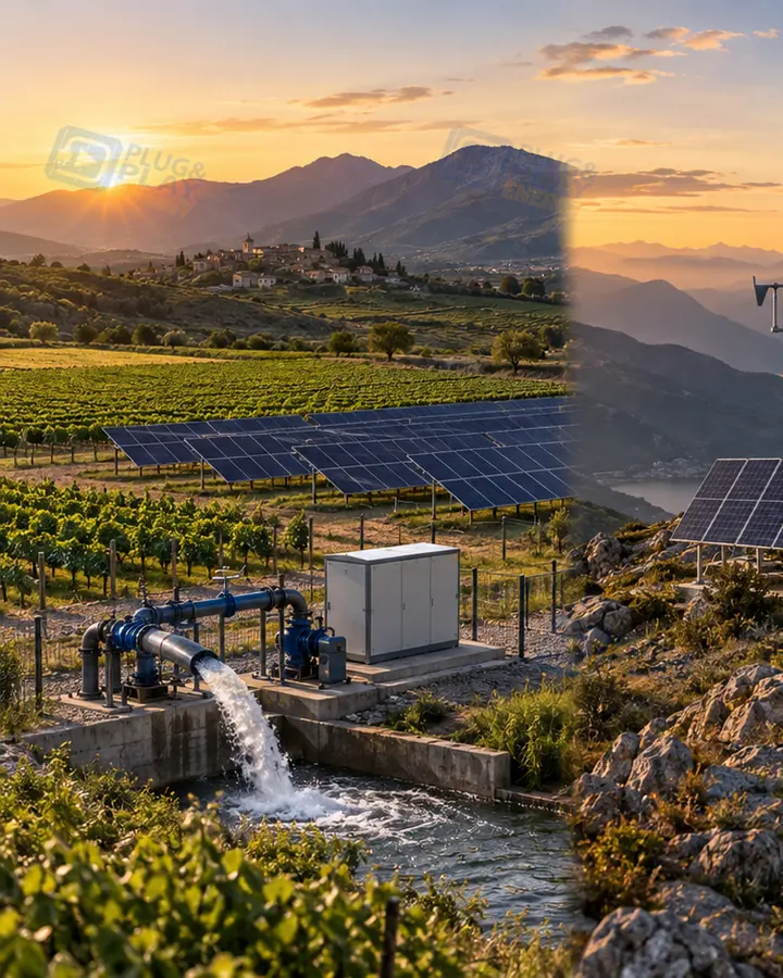 Off-grid solar application for agriculture and water pumping