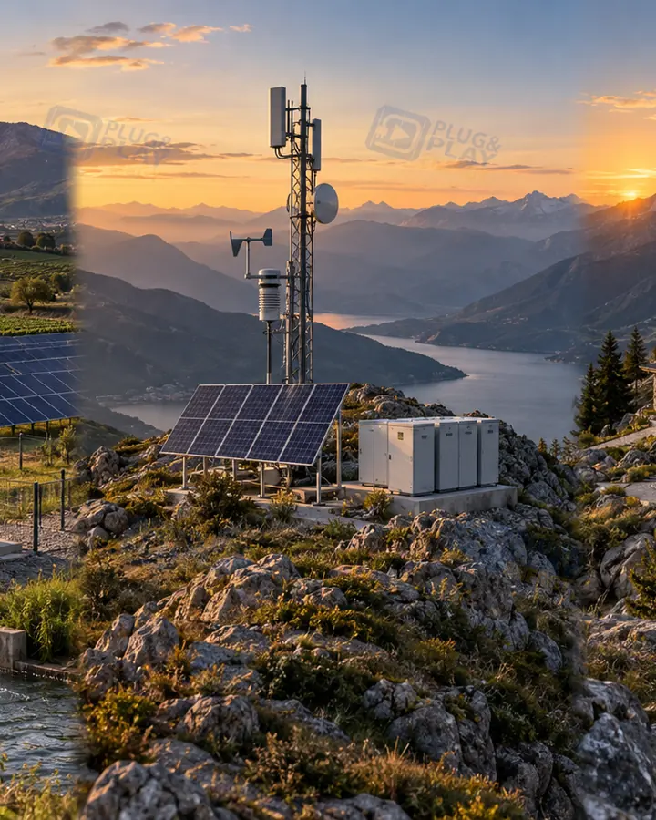 Remote telecoms infrastructure powered by solar energy