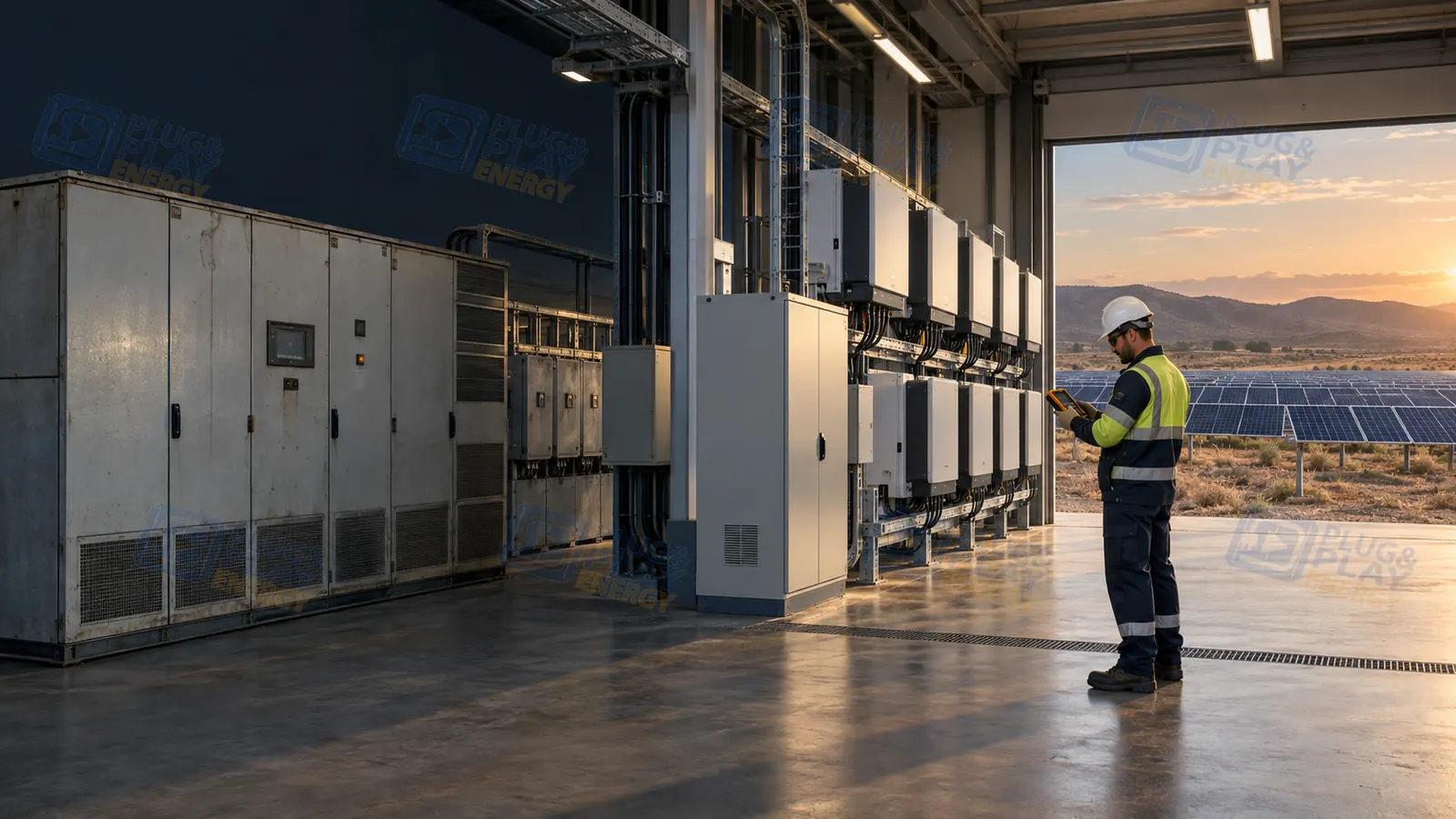 Revamping de una planta fotovoltaica antigua hacia una arquitectura moderna de inversores y monitorización