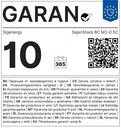 GARAN — SigenStack BC M2-0.5C — Garantía del fabricante de 10 años
