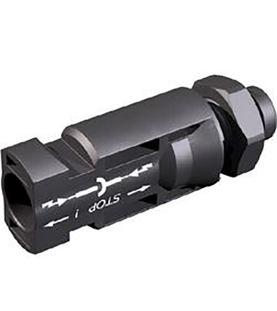 Ilhó de parede macho MC4 ADSP4-S2/6-UR