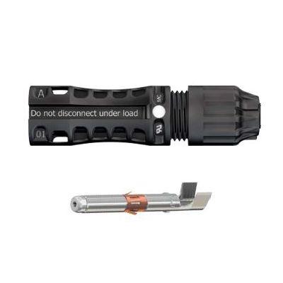 Conector compatible MC4 EVO 2 Macho - Macho de acoplamiento (-)