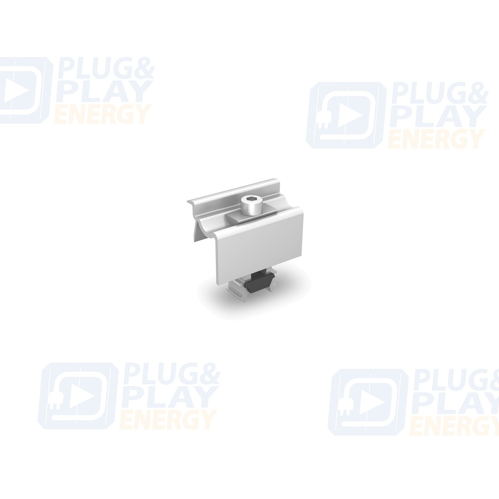 EC Universal Clamp OneEnd SILVER 30-42 mm (01V)