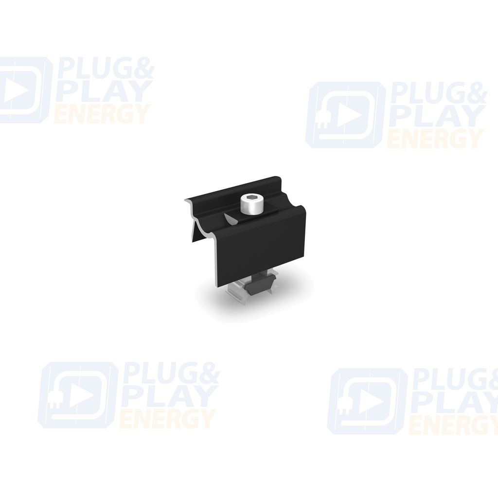 EC Universal Clamp OneEnd BLACK 30-42 mm