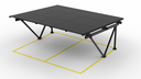 FR photovoltaic carport kit for 2 cars