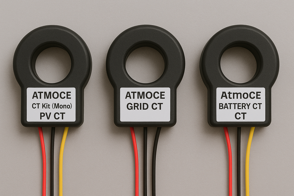 Atmoce Kit CT (1-Fase) - PV CT, red CT, batería CT