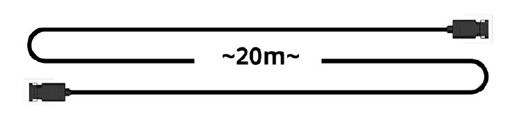 Atmoce MW-025210-B0 cable (21M)