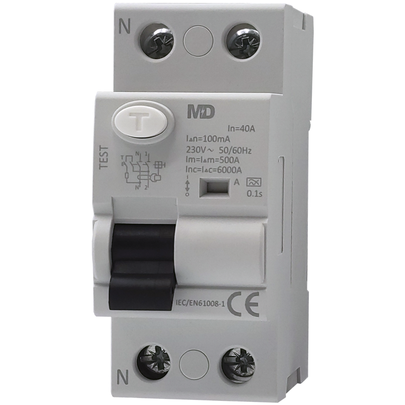 Differential switch type A 2P 40A 100mA (HW suggestion)