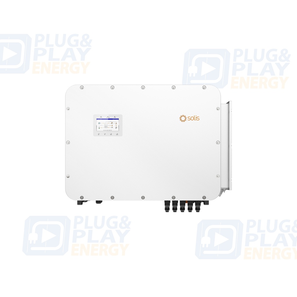 Solis S6-EH3P80K10-NV-YD-H (80 kW, híbrido trifásico HV, AFCI 2.0, 026702150008)