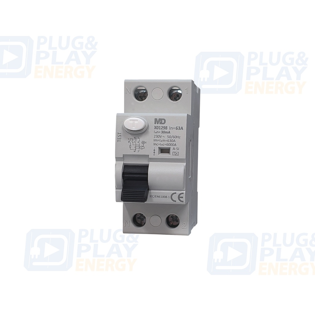 Interruptor Diferencial Tipo A-SI 2P 40A 30mA (superinmunizado)