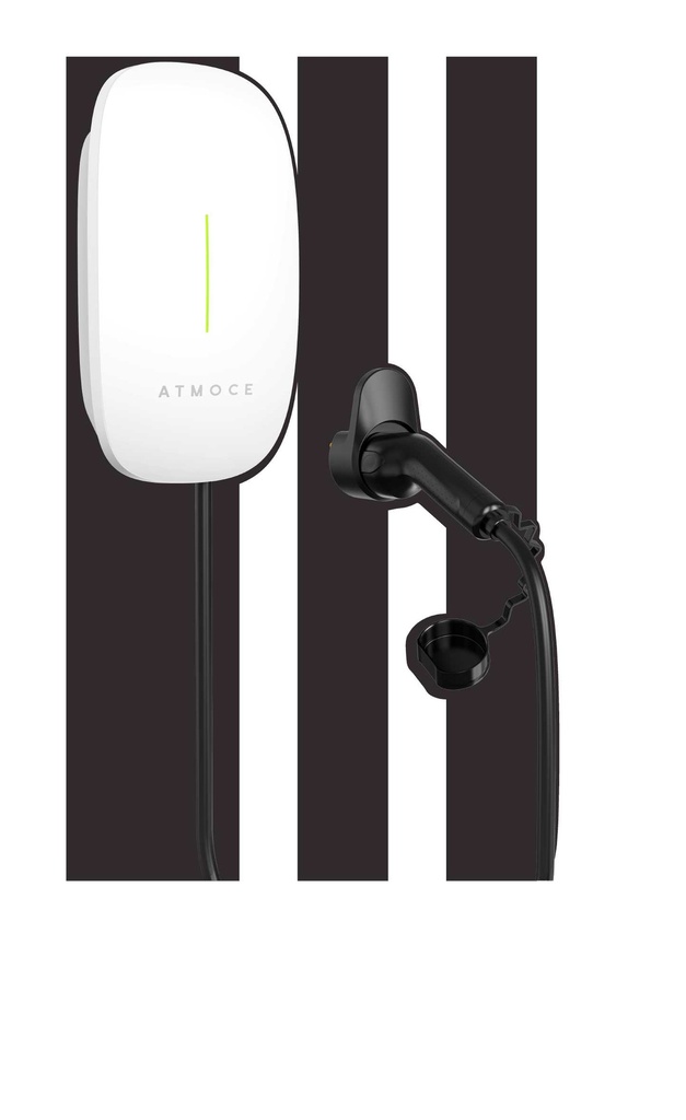 Atmoce MEV-22K-T · Cargador VE AC trifásico 22kW (T2C)