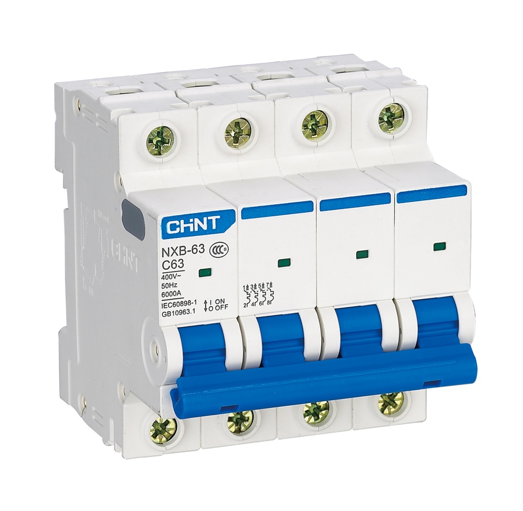 CHINT NXB-63-4-16C 814248 Interruptor automático 4P 16A C 6kA