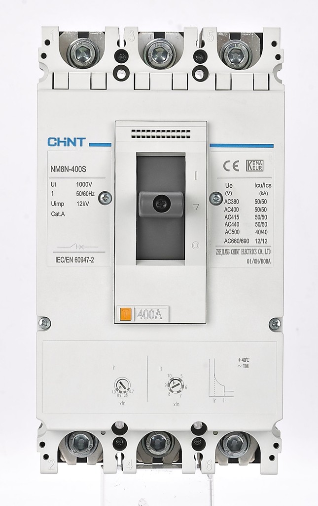 CHINT NM8N-TM-250S-4P-200 271186 Interruptor caja moldeada relé termomagnético 4P 250A/200A S 50kA