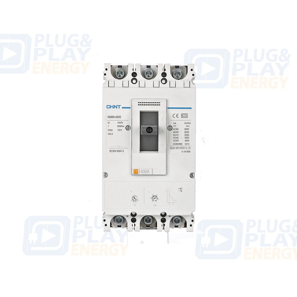 CHINT NM8N-TM-250S-4P-200 271186 Interruptor caja moldeada relé termomagnético 4P 250A/200A S 50kA