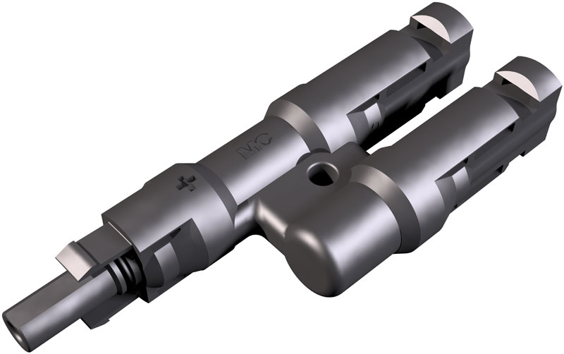 Connecteur double MC PV-AZS4 MALE (pôle positif)