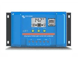 [P&P0313] BlueSolar PWM-LCD&USB 12/24V-5A