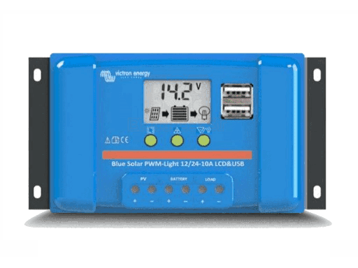[P&amp;P0314] BlueSolar PWM-LCD&amp;USB 12/24V-10A