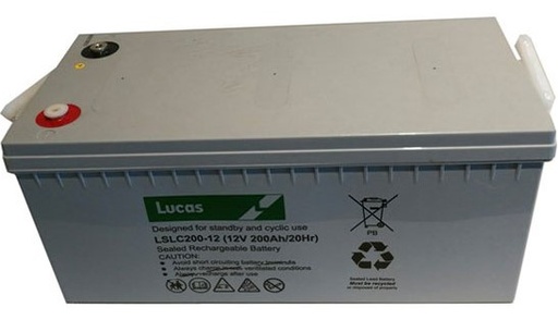 [P&P1156] Lluc LSLC 12V 200 Ah (1.2kWh)