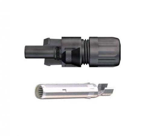 [P&P1337] Conector MC4 EVO fêmea compatível - Casquilho de acoplamento (+)