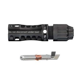 [P&amp;P1338] Conector compatible MC4 EVO Macho - Macho de acoplamiento (-)