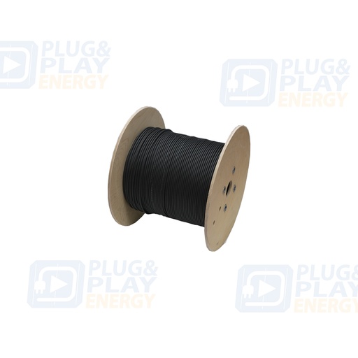 [P&P1331] Cable solar negro 6 mm (500m)