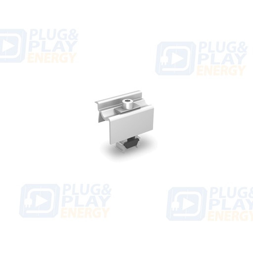 [P&P1300] EC Universal Clamp OneEnd SILVER 30-42 mm (01V)