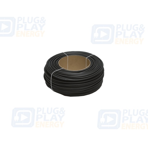 [P&P1525] Cabo solar preto 4 mm (100m)