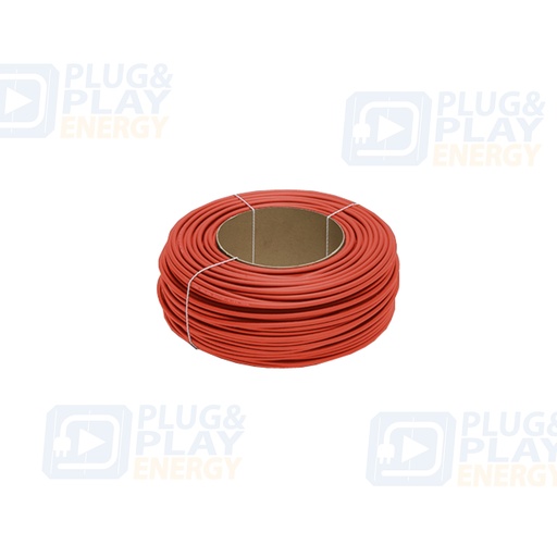 [P&P1526] Cable solar rojo 4 mm (100m)