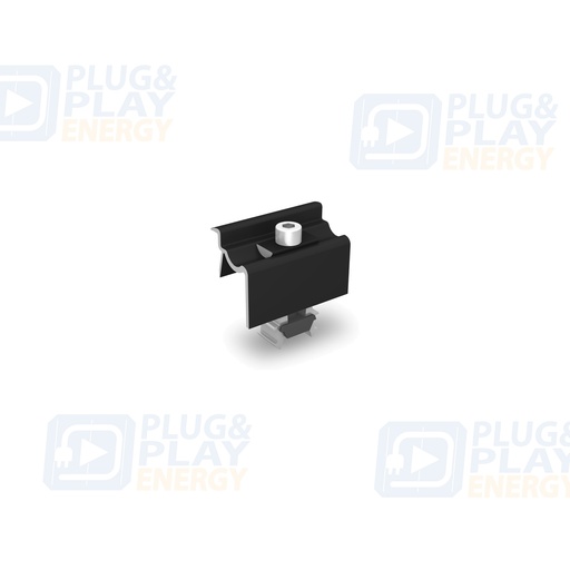 [P&P1530] EC Universal Clamp OneEnd BLACK 30-42 mm