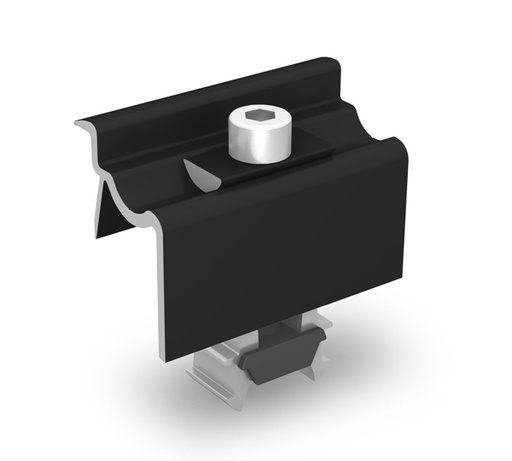 [P&amp;P1530] EC Universal Clamp OneEnd BLACK 30-42 mm