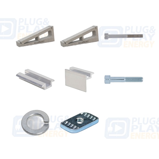 [P&P1960] Kit Solarbloc 12V18 (12 módulos)