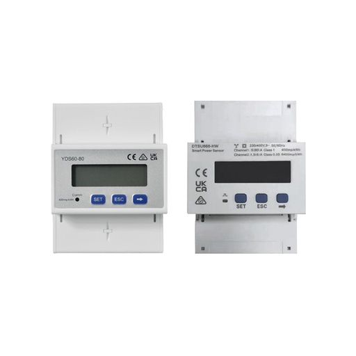 [P&P2855] Sensor de potência inteligente Huawei DTSU666-HW | 3-Ph 80A