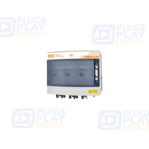 [P&P1723] SPF 3/3-40/1000/15 (221) - Quadre de protecció fotovoltaic per a 3 entrades + 3 sortides