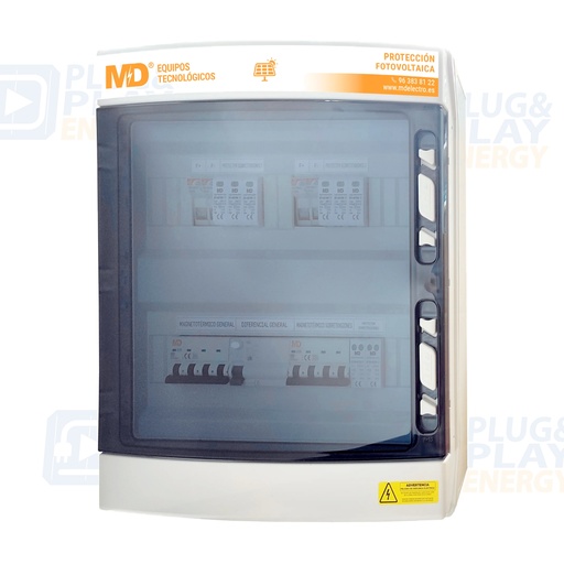 [P&P12710] SPF 8/8-40/1000/15 (221) Quadre de protecció fotovoltaic per a 8 entrades + 8 sortides.