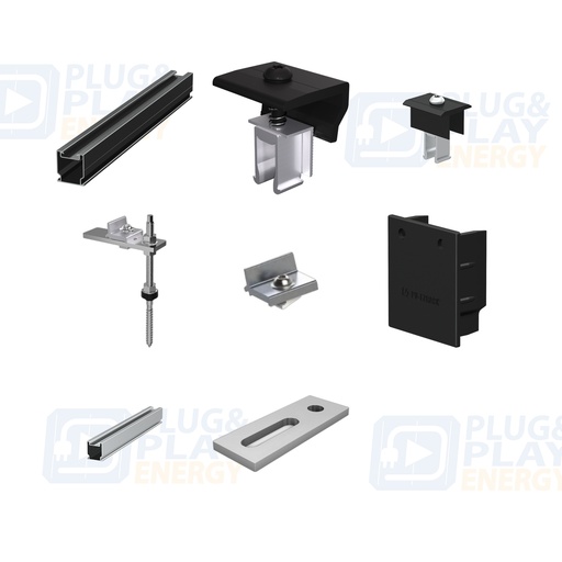 [P&P3973] Kit FR 01V3 (3 módulos) preto