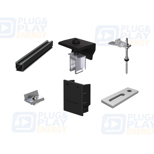 [P&P3983] Kit FR 01V1 (1 módulo) preto