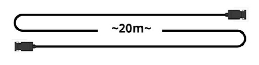 [P&P4365] Atmoce MW-025210-B0 cable (21m)