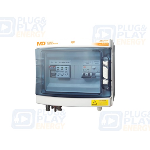 [P&P4698] SPF 1/1-40/1000/15(221) - Painel de proteção fotovoltaica para 1 entrada + 1 saída