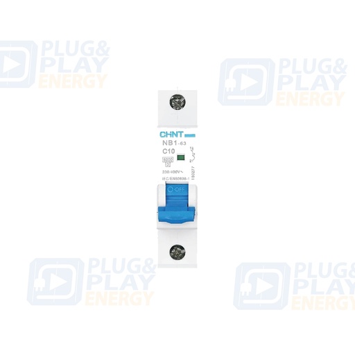[P&P5685] CHINT NB1-2-20C10 179828 Interruptor  automático 2P 20A C 10/15kA